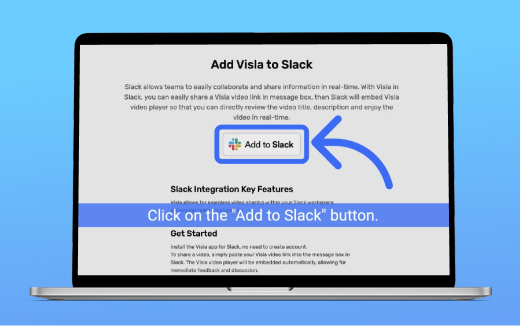 Add Visla to Slack for streamlined video collaboration and team workflows